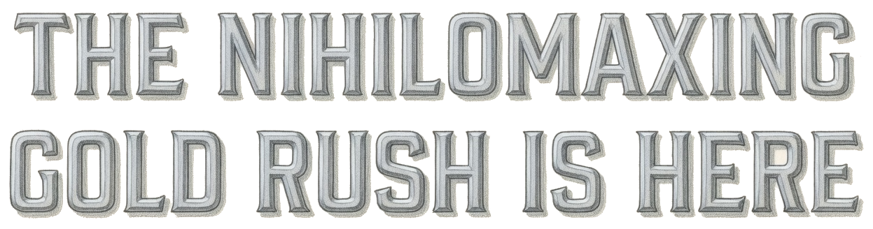 The Nihilomaxing Gold Rush is Here
